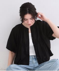 OPAQUE.CLIP / オペーク ドット クリップ シャツ・ブラウス | バルーンデザインブラウス【洗濯機OK】