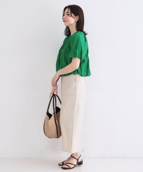 OPAQUE.CLIP / オペーク ドット クリップ シャツ・ブラウス | バルーンデザインブラウス【洗濯機OK】 | 詳細11