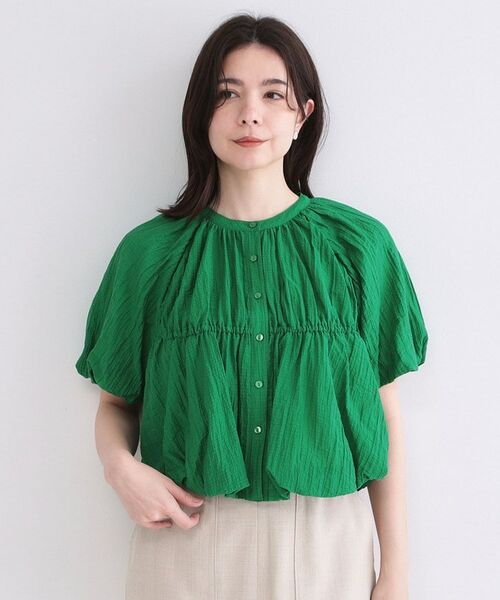 OPAQUE.CLIP / オペーク ドット クリップ シャツ・ブラウス | バルーンデザインブラウス【洗濯機OK】 | 詳細13