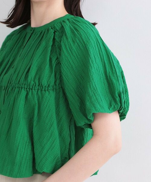 OPAQUE.CLIP / オペーク ドット クリップ シャツ・ブラウス | バルーンデザインブラウス【洗濯機OK】 | 詳細17