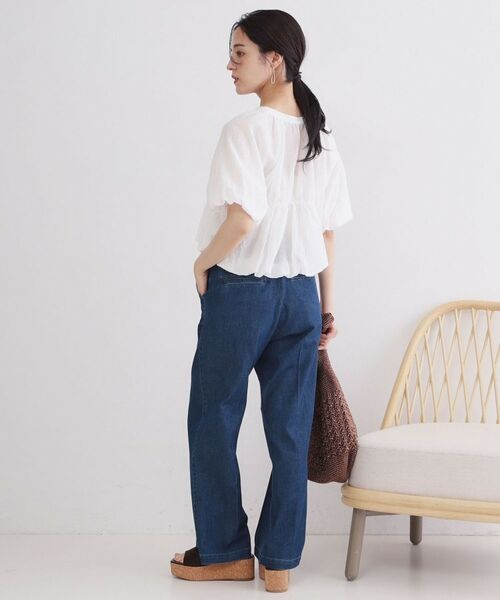 OPAQUE.CLIP / オペーク ドット クリップ シャツ・ブラウス | バルーンデザインブラウス【洗濯機OK】 | 詳細3