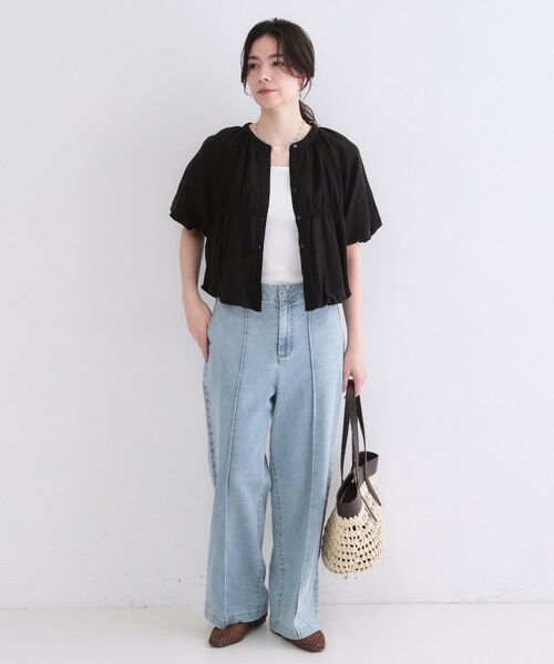 OPAQUE.CLIP / オペーク ドット クリップ シャツ・ブラウス | バルーンデザインブラウス【洗濯機OK】 | 詳細6