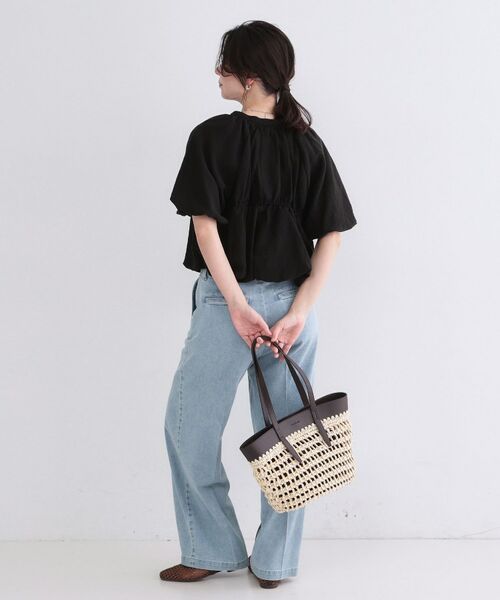 OPAQUE.CLIP / オペーク ドット クリップ シャツ・ブラウス | バルーンデザインブラウス【洗濯機OK】 | 詳細7