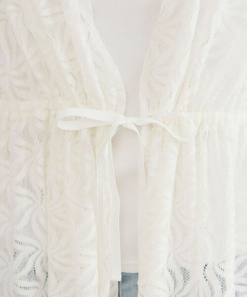 OPAQUE.CLIP / オペーク ドット クリップ シャツ・ブラウス | レースペプラムジレ【洗濯機OK】 | 詳細15