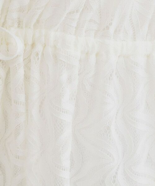 OPAQUE.CLIP / オペーク ドット クリップ シャツ・ブラウス | レースペプラムジレ【洗濯機OK】 | 詳細4