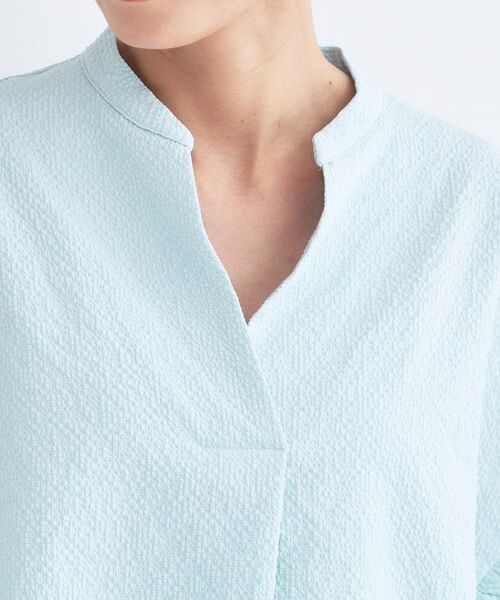 OPAQUE.CLIP / オペーク ドット クリップ シャツ・ブラウス | UV サッカーフリルスキッパーブラウス【洗濯機OK】 | 詳細20