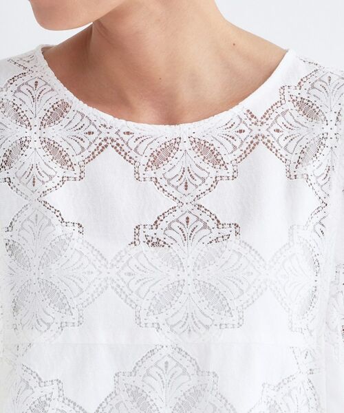 OPAQUE.CLIP / オペーク ドット クリップ シャツ・ブラウス | レースフレアスリーブブラウス【洗濯機OK】 | 詳細16