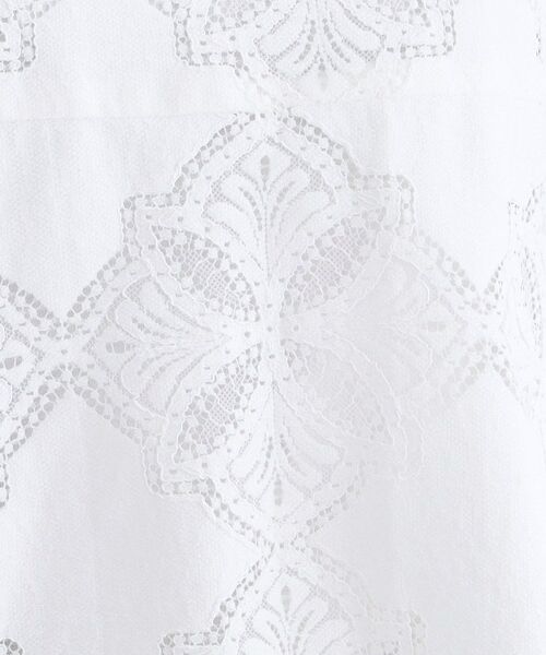 OPAQUE.CLIP / オペーク ドット クリップ シャツ・ブラウス | レースフレアスリーブブラウス【洗濯機OK】 | 詳細4