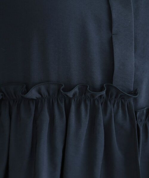 OPAQUE.CLIP / オペーク ドット クリップ シャツ・ブラウス | アシンメトリーペプラムブラウス【洗濯機OK】 | 詳細12