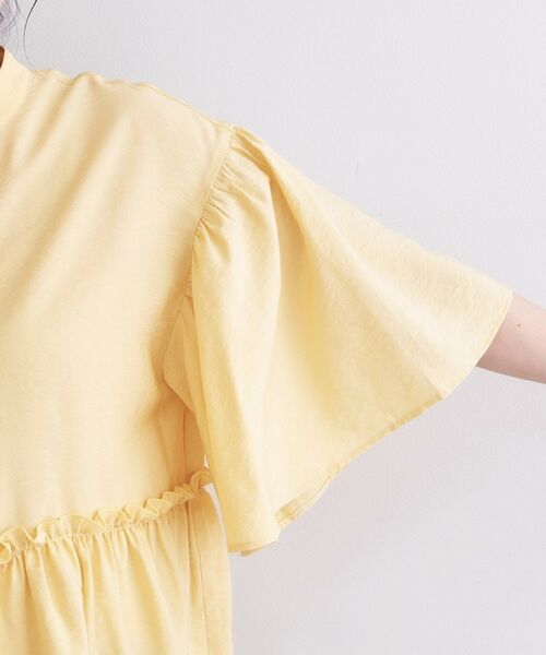 OPAQUE.CLIP / オペーク ドット クリップ シャツ・ブラウス | アシンメトリーペプラムブラウス【洗濯機OK】 | 詳細17