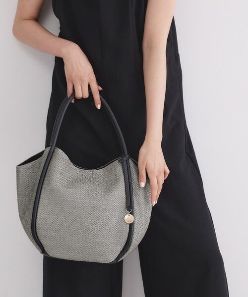 OPAQUE.CLIP / オペーク ドット クリップ トートバッグ | 【A4対応】PPコンビミドルトート（グレー(012)）