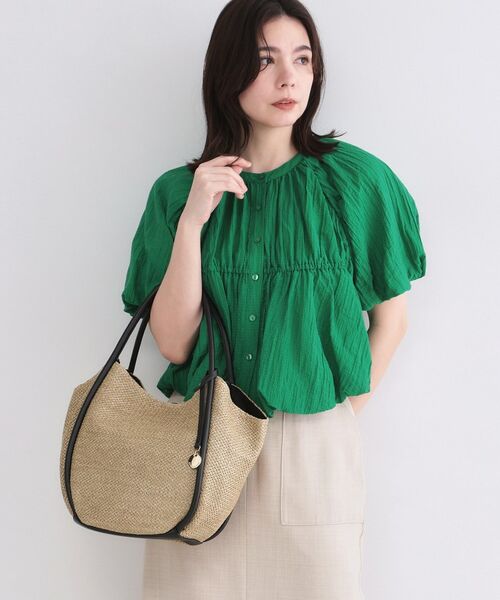 OPAQUE.CLIP / オペーク ドット クリップ トートバッグ | 【A4対応】PPコンビミドルトート（ベージュ(052)）