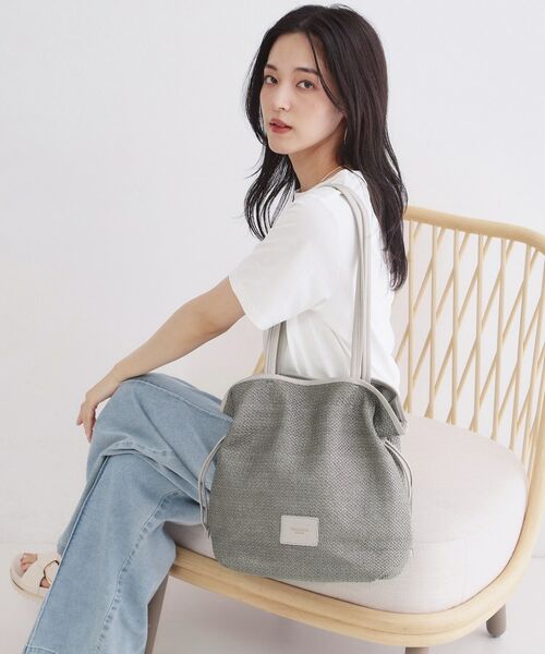 OPAQUE.CLIP / オペーク ドット クリップ トートバッグ | ドロスト巾着A4トート | 詳細3