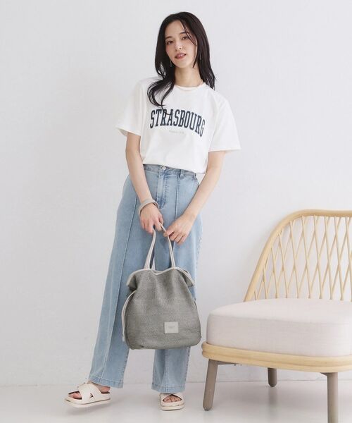 OPAQUE.CLIP / オペーク ドット クリップ トートバッグ | ドロスト巾着A4トート | 詳細4