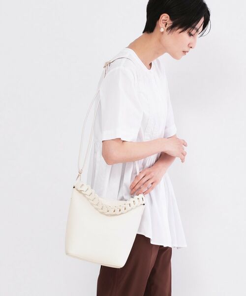 OPAQUE.CLIP / オペーク ドット クリップ ショルダーバッグ | 2WAYデザインハンドルミニショルダー（アイボリー(004)）