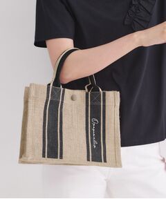 OPAQUE.CLIP / オペーク ドット クリップ トートバッグ | ジュートスクエアミドルトート