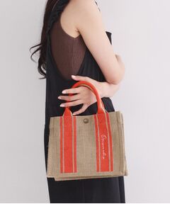 OPAQUE.CLIP / オペーク ドット クリップ トートバッグ | ジュートスクエアミドルトート