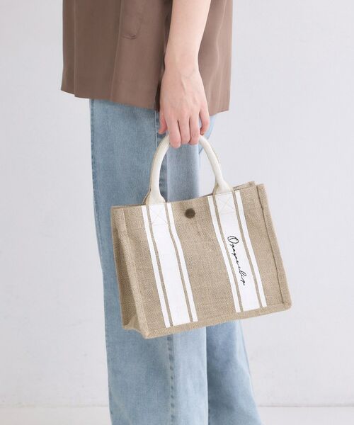OPAQUE.CLIP / オペーク ドット クリップ トートバッグ | ジュートスクエアミドルトート | 詳細1