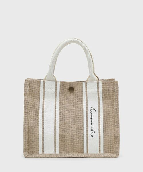 OPAQUE.CLIP / オペーク ドット クリップ トートバッグ | ジュートスクエアミドルトート | 詳細11