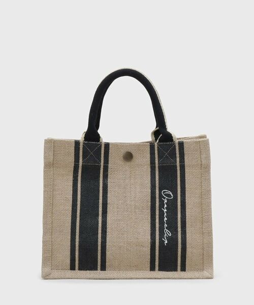 OPAQUE.CLIP / オペーク ドット クリップ トートバッグ | ジュートスクエアミドルトート | 詳細12