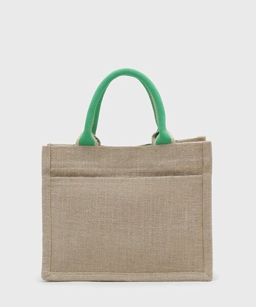 OPAQUE.CLIP / オペーク ドット クリップ トートバッグ | ジュートスクエアミドルトート | 詳細17