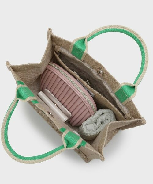 OPAQUE.CLIP / オペーク ドット クリップ トートバッグ | ジュートスクエアミドルトート | 詳細24