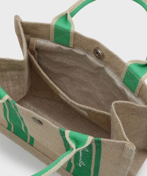 OPAQUE.CLIP / オペーク ドット クリップ トートバッグ | ジュートスクエアミドルトート | 詳細25