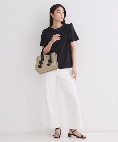 OPAQUE.CLIP / オペーク ドット クリップ トートバッグ | ジュートスクエアミドルトート | 詳細4