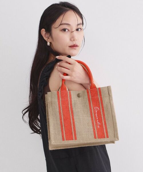 OPAQUE.CLIP / オペーク ドット クリップ トートバッグ | ジュートスクエアミドルトート | 詳細7