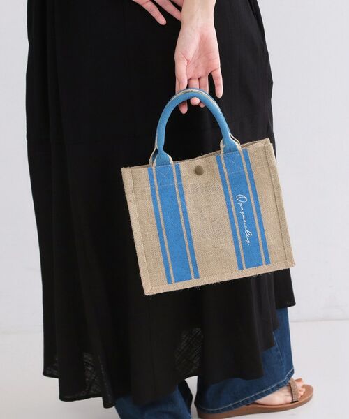 OPAQUE.CLIP / オペーク ドット クリップ トートバッグ | ジュートスクエアミドルトート | 詳細9
