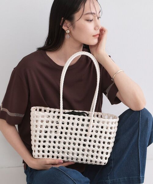 OPAQUE.CLIP / オペーク ドット クリップ トートバッグ | 巾着付きメルカドワイドトート（アイボリー(004)）