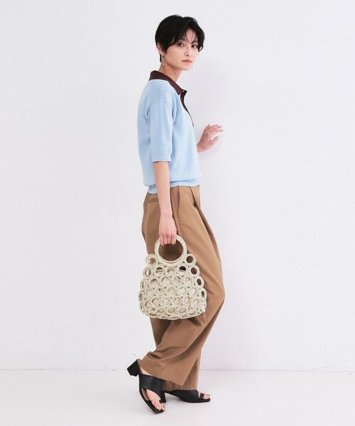 OPAQUE.CLIP / オペーク ドット クリップ ハンドバッグ | くるくるリング雑材BAG | 詳細2