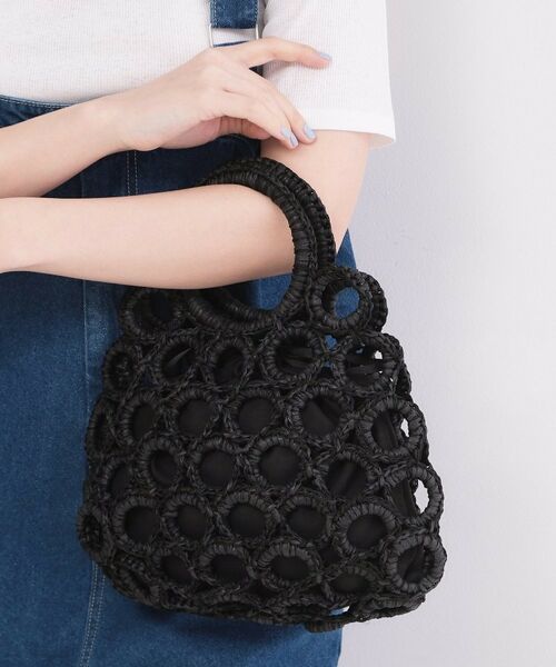 OPAQUE.CLIP / オペーク ドット クリップ ハンドバッグ | くるくるリング雑材BAG | 詳細3
