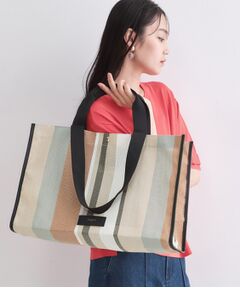 OPAQUE.CLIP / オペーク ドット クリップ トートバッグ | マルチストライプBIGトート