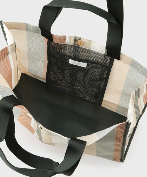 OPAQUE.CLIP / オペーク ドット クリップ トートバッグ | マルチストライプBIGトート | 詳細12