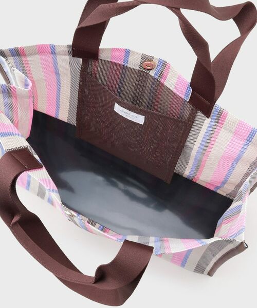 OPAQUE.CLIP / オペーク ドット クリップ トートバッグ | マルチストライプBIGトート | 詳細13