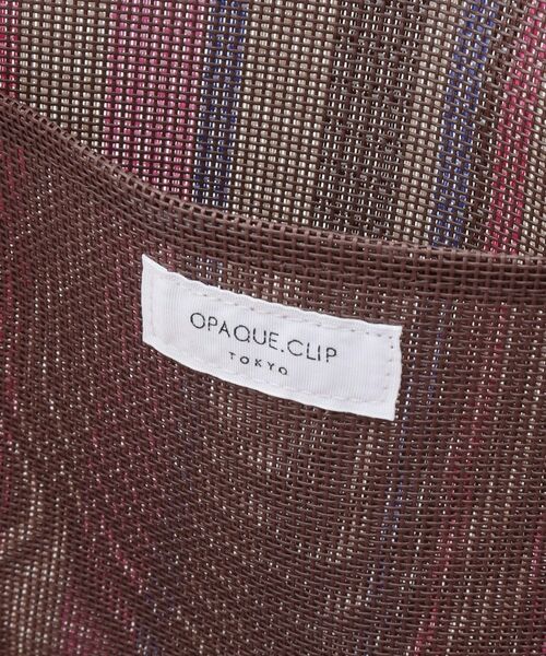 OPAQUE.CLIP / オペーク ドット クリップ トートバッグ | マルチストライプBIGトート | 詳細17
