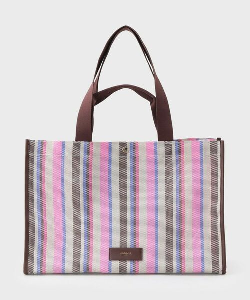 OPAQUE.CLIP / オペーク ドット クリップ トートバッグ | マルチストライプBIGトート | 詳細8
