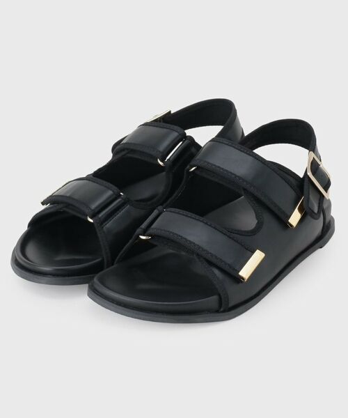 OPAQUE.CLIP / オペーク ドット クリップ サンダル | ベルトデザインサンダル（ブラック(019)）