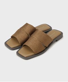 OPAQUE.CLIP / オペーク ドット クリップ サンダル | ラメコードラフサンダル