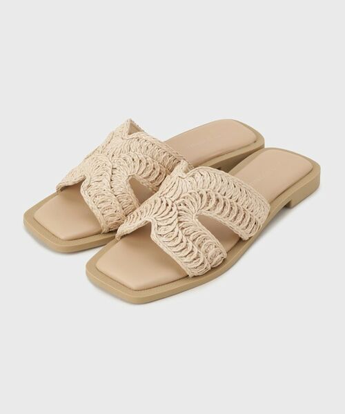 OPAQUE.CLIP / オペーク ドット クリップ サンダル | PPコードラフサンダル（ベージュ(052)）