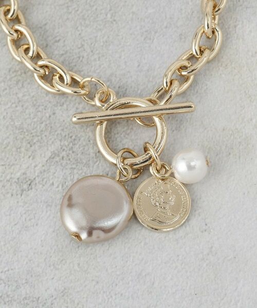 OPAQUE.CLIP / オペーク ドット クリップ ブレスレット・バングル | フェイクパール付きチェーンブレスレット | 詳細3