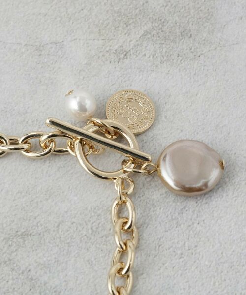 OPAQUE.CLIP / オペーク ドット クリップ ブレスレット・バングル | フェイクパール付きチェーンブレスレット | 詳細4