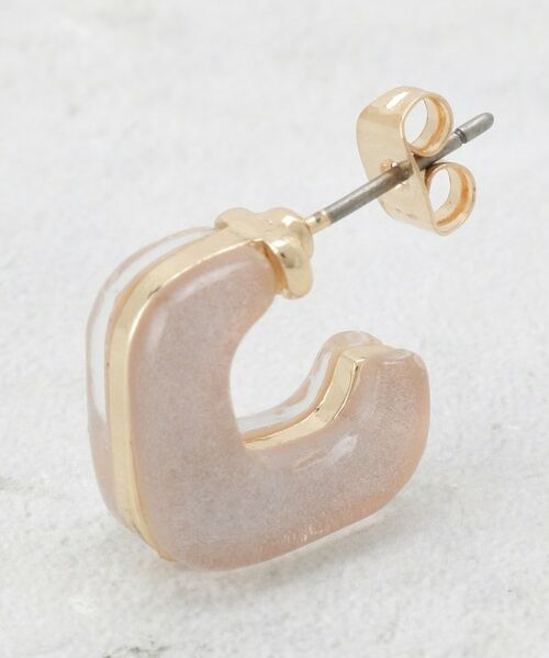 OPAQUE.CLIP / オペーク ドット クリップ ピアス・イヤリング | サイドクリア×ラメカラーデザインミニピアス | 詳細2