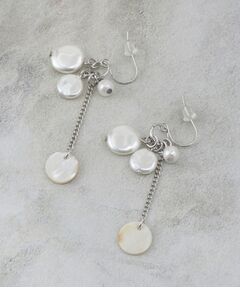 OPAQUE.CLIP / オペーク ドット クリップ ピアス・イヤリング | フェイクパールしゃらしゃらピアス