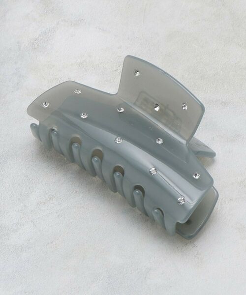 OPAQUE.CLIP / オペーク ドット クリップ ヘアアクセサリー | クリアビジュークリップ（グレー(012)）