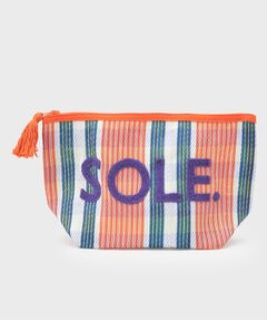 OPAQUE.CLIP / オペーク ドット クリップ ポーチ | マルチカラーメッシュ舟型ポーチ