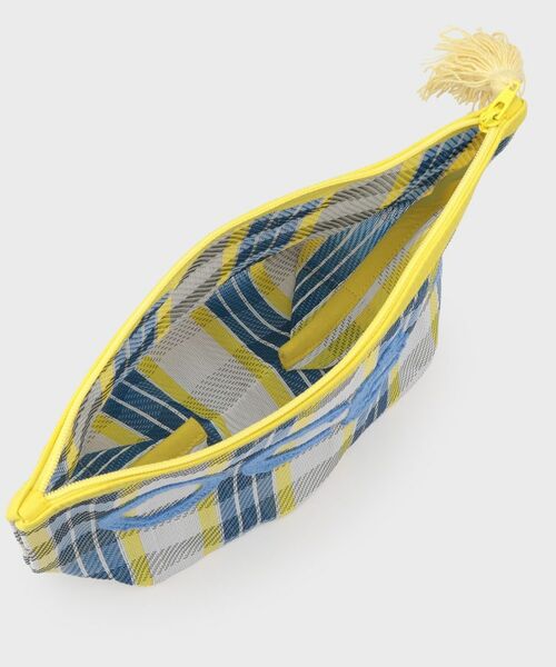 OPAQUE.CLIP / オペーク ドット クリップ ポーチ | マルチカラーメッシュ舟型ポーチ | 詳細4