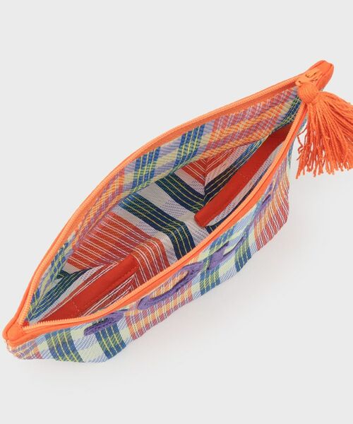OPAQUE.CLIP / オペーク ドット クリップ ポーチ | マルチカラーメッシュ舟型ポーチ | 詳細6