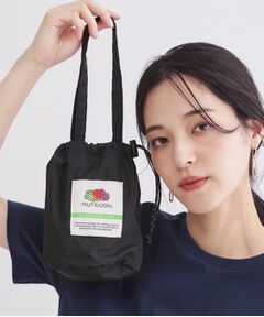 OPAQUE.CLIP / オペーク ドット クリップ ハンドバッグ | 【FRUIT OF THE LOOM／フルーツオブザルーム】ナイロンドロストリングバッグ